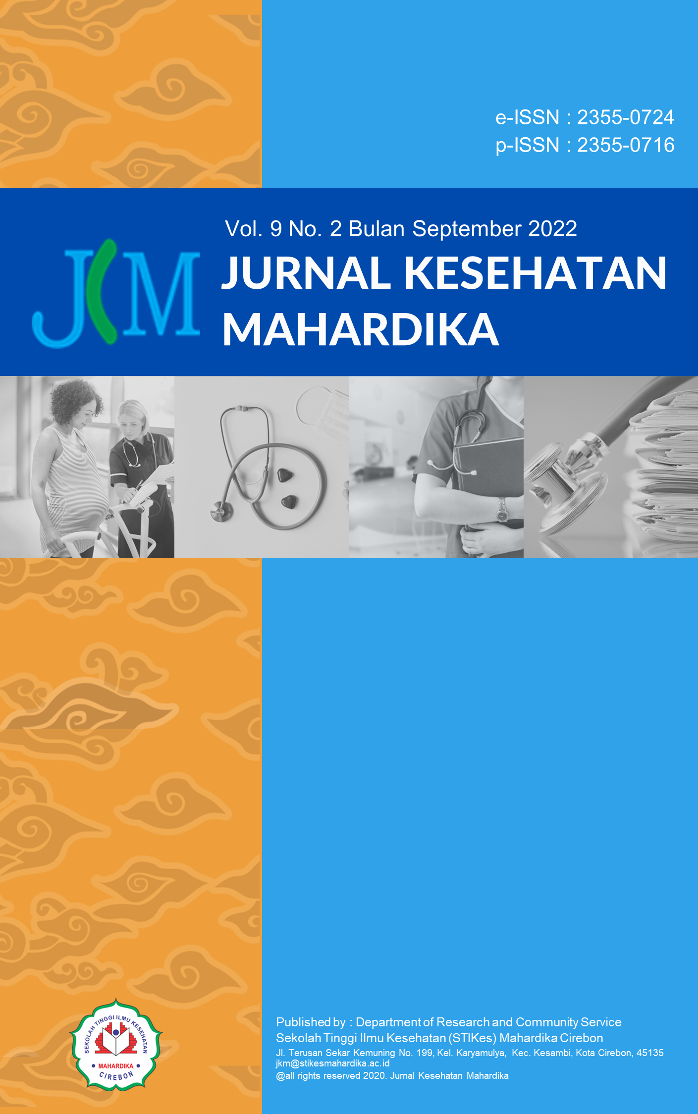 					View Vol. 9 No. 2 (2022): Jurnal Kesehatan Mahardika
				