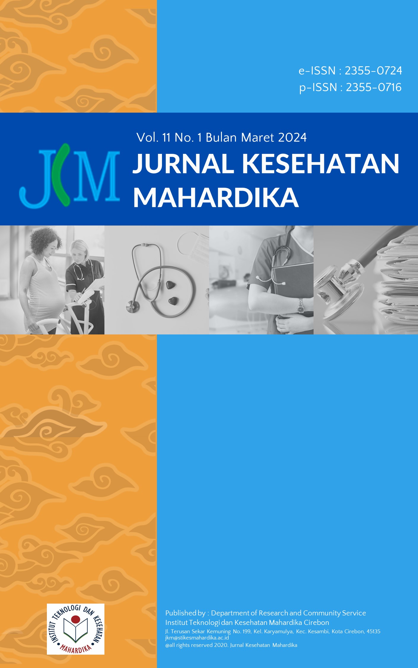 					View Vol. 11 No. 1 (2024): Jurnal Kesehatan Mahardika
				